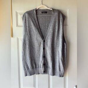 Kallspin gray sweater vest size XL